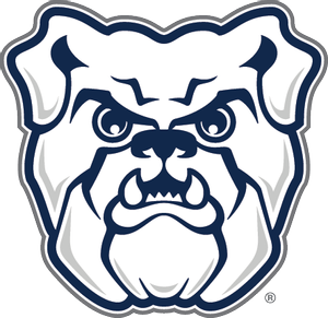 A logo of a dog face with transparent background