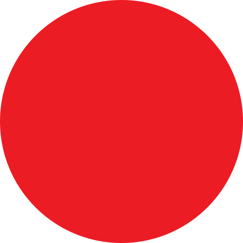 A red circle is shown on the black background.